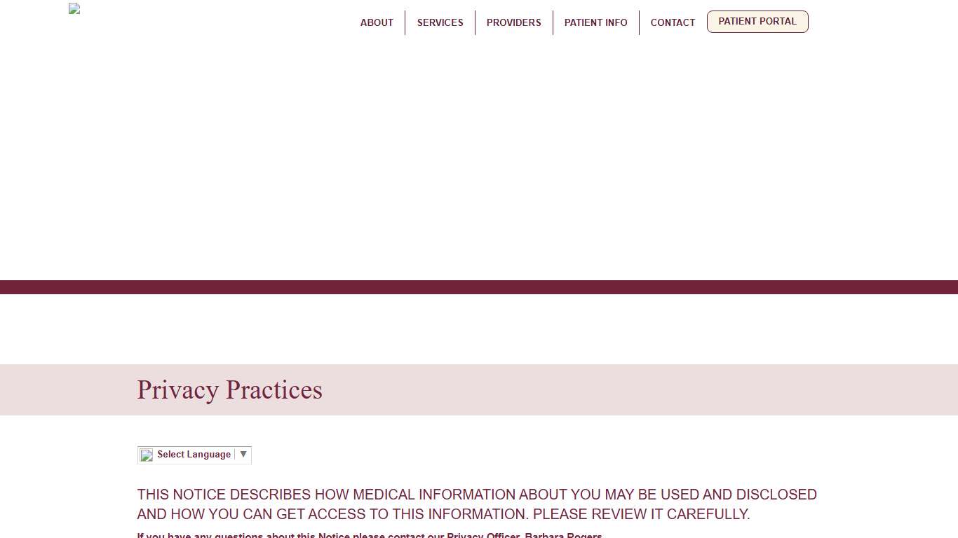 Privacy Practices – Grand Traverse Women's Clinic